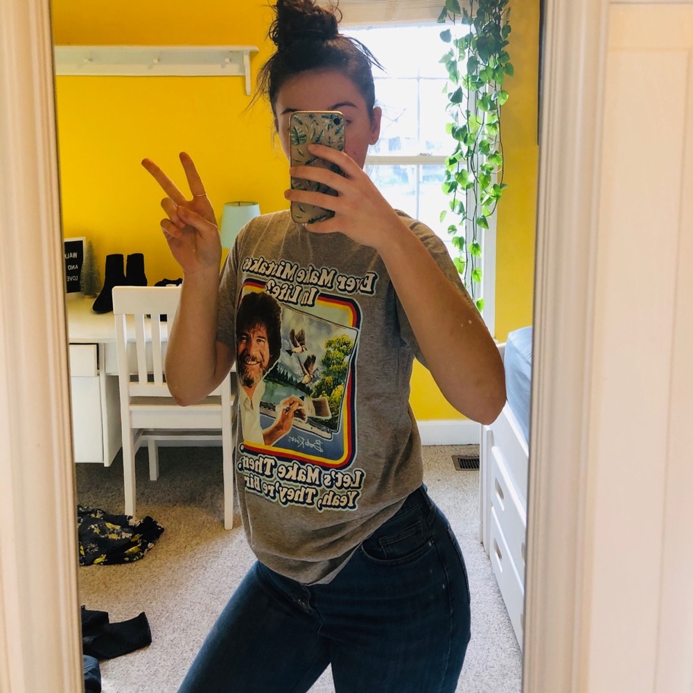 Bob Ross printed tee